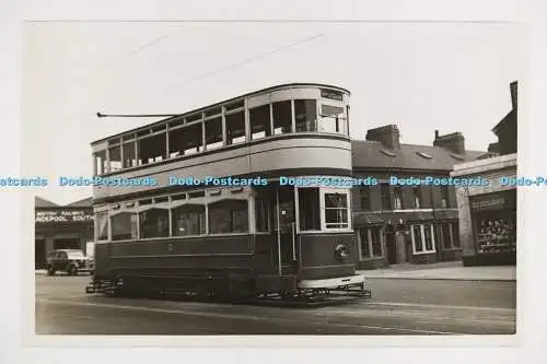 Straßenbahn C027707. Nr. 100. Blackpool Corporation. Bei Royal Oak. C. Carter. Buckhu