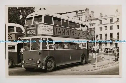 C027708 Trolleybus. Kaserne. Lewes Road. Nr. 48. St. Peters Ch. Die Ebene. Lewe