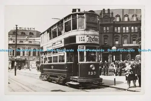 Straßenbahn C027710. Crossgates. York Road. Nr. 135. Leeds Corporation. Am City Squa