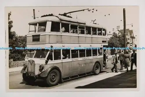 C027715 Trolleybus. Nr. 121. JN2821. Southend Corporation Transport. In Southchu