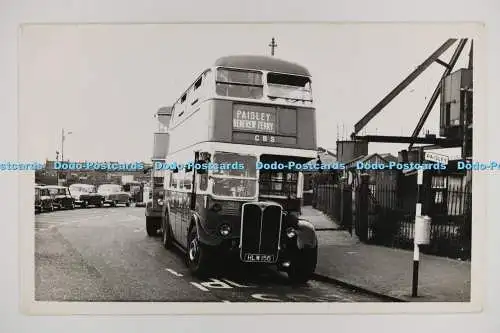 C027763 Bus. Paisley Renfrew Ferry. C. B. S. HLW156. 1963. Altes Foto