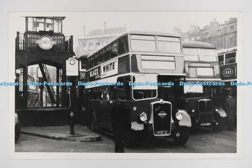 C027801 Bus. HOD12. London Trolleybus. F. W. Ivey. Altes Foto