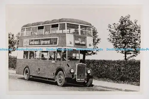 C027810 Bus. Hanwell. 92. GHC243. Altes Foto