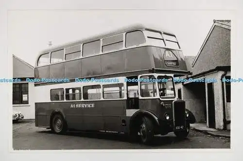 C027813 Bus. Ardrossan. Via Beggs Terr. A. 1. KGU42. A1. Service. Altes Foto