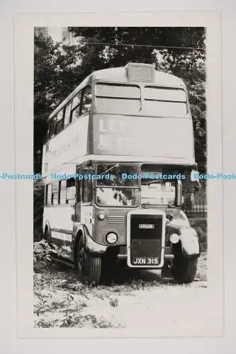 C027818 Bus. Leyland. JXN315. A. M. Witton. 42 Warwick Road. Manchester. Old Pho