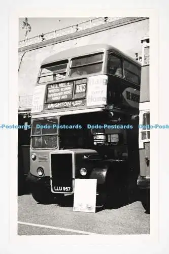 C027846 Bus. Brighton. Lots Route. 4. LLU957. Altes Foto