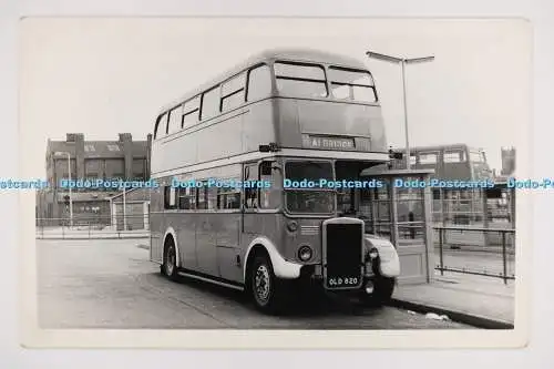 C027870 Bus. Aldridge. OLD820. Harper Heath Hayes Staffs. Altes Foto