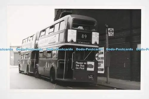 C027902 Bus. Lewisham. 89. LYF240. 1976. Altes Foto