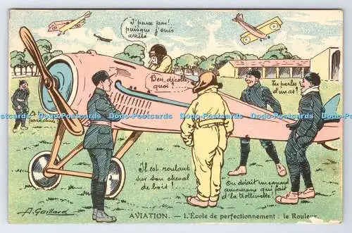 R777743 Aviation L Ecole de Perfectionnement Le Rouleur A Gaillard