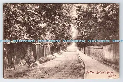 R777863 Sutton Robin Hoods Lane W Pile Frith Serie 1905