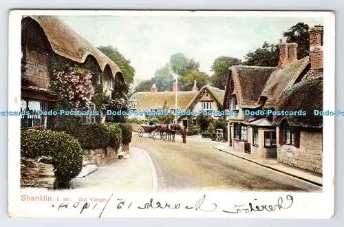 R777898 Shanklin I W Old Village Pictorial Stationery London Autochrom