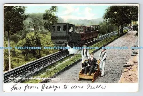 R777931 Madeira Monte Eisenbahn und Schlittenwagen PM Leeds PM Kapstadt 1905