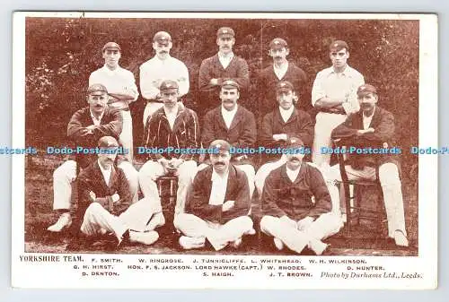 R777952 Yorkshire Team F Smith W Ringrose Durhams 1904