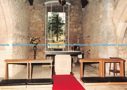 D120009 St Peters Kirche Chillingham Northumberland Ostfenster und Altar J Wint