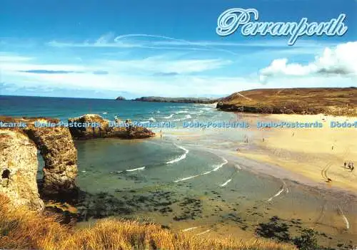 D120567 Cornwall Chapel Rock and Beach Perranporth John Hinde G Ivan Barnett M B