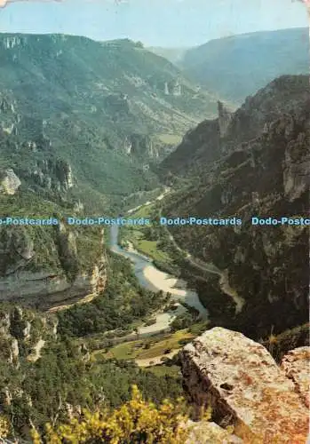 D123623 En Parcourant les Gorges du Tarn Vue panoramique Prise du Point Sublime