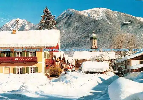 D126915 Garmisch Partenkirchen Oberbayern Heilklimatischer Kurort und Int Winter