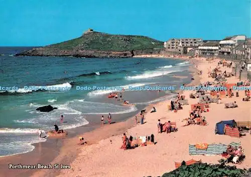 D127621 St Ives Porthmeor Beach Murray King Postkarte Sammler Serie 1985