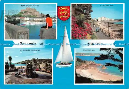 D131098 Souvenir de Jersey Havre des Pas E T W Dennis Leader Sales Multi View