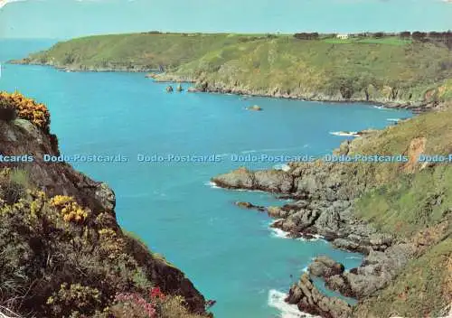 D131099 Guernsey Cliff Scenery From Petit Port AP Publication E T W Dennis Nor