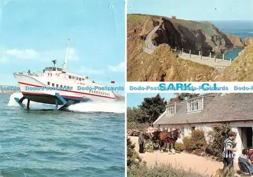 D131106 Sark La Coupee A gp Publikation E T W Dennis Multi View 1979