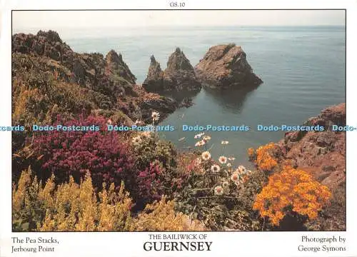 D131803 GS 10 Erbsenstapel Jerbourg Point Vogtei von Guernsey George Symons Davi