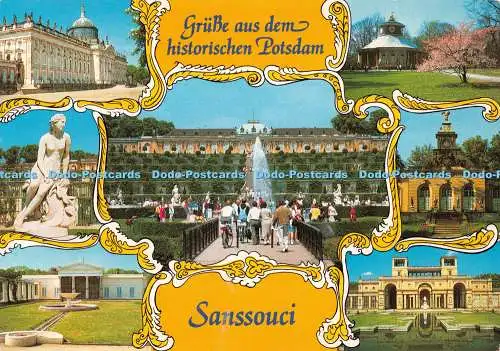 D120261 Grusse aus dem historischen Potsdam Sanssouci Schoning Schikkus Gebruder