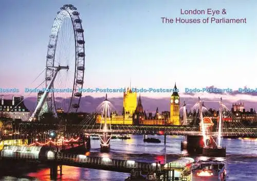 D120518 London Eye and The Houses of Parliament Kardorama