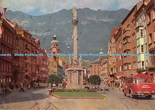 D122918 Innsbruck Maria Theresien Straße mit Nordkette K T V Tiroler Kunstverla