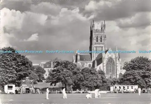 D122940 Worcester Cathedral From the Cricket Ground Photo Precision RP