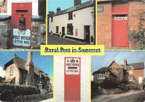 D120938 Ländliche Post in Somerset Taunton Hauptpost Postgebiet Allerford Post Office