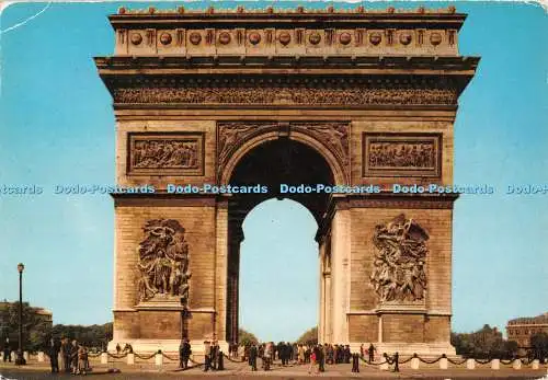D121043 Paris L Arc de Triomphe de l Etoile Abeille Cartes Lyna Paris 1980