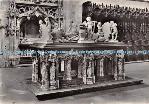 D123128 Bourg en Bresse Ain Eglise de Brou Tombeau de Philibert le Beau Service