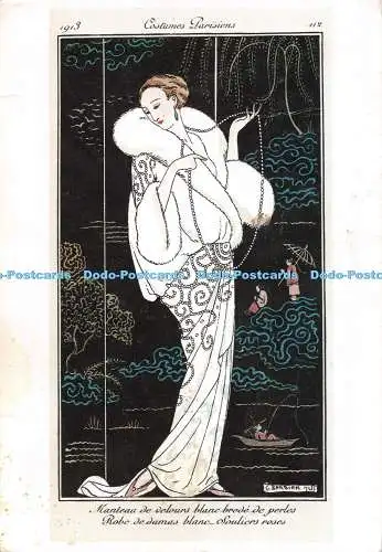 D121275 The British Library Charles Barbier Fashion Plate From Journal des Dames