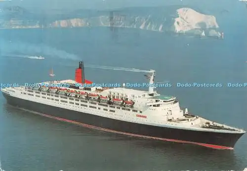 D123339 Queen Elizabeth 2 Cunard Line Print Production Poole 1983