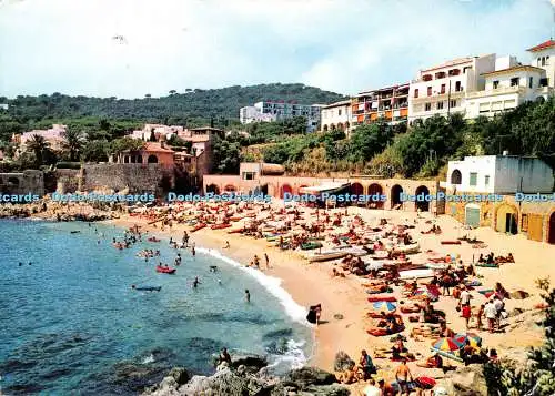 D128249 Costa Brava Calella de Palafrugell A Corner of the Beach Campana Puig Fe