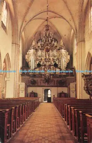 D121506 Kamien Pomorski Wnetrze gotyckiej katedry barokowe organy z 1669 r J Tym