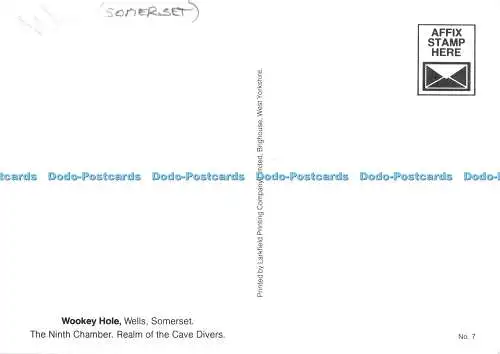 D121565 Wookey Hole Wells Somerset Ninth Chamber Realm of Cave Divers Larkfield