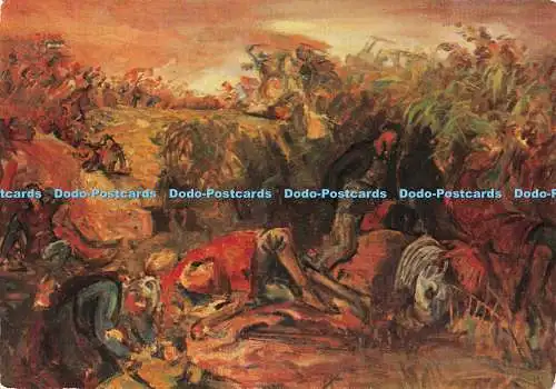 D128483 Budapest Ungarische Nationalgalerie Die tragische Schlacht von Mohacs Szekely