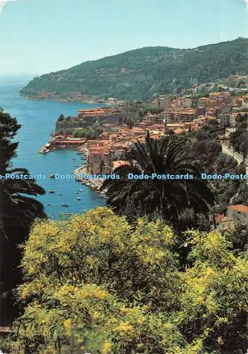 D123637 Villefranche sur Mer Vue Generale Azur Riviera 1991