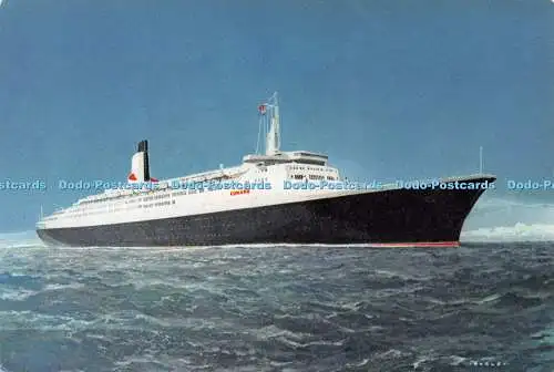 D128576 Cunard R M S Queen Elizabeth 2 1967 Cunard Steam Ship Company Dixon SS 6