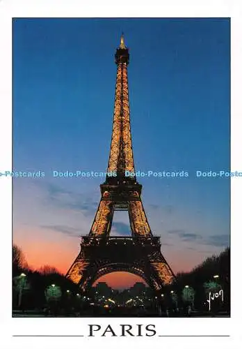 D123747 Paris La Tour Eiffel Yvon