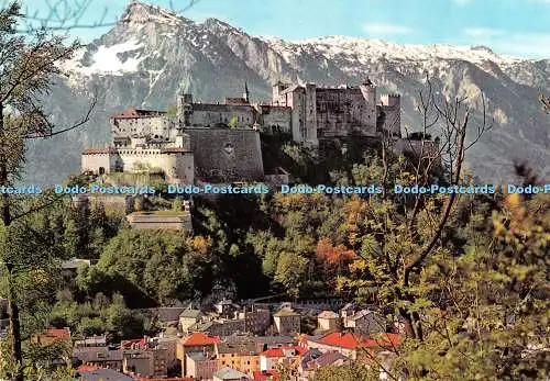 D123881 Festung Hohensalzburg mit Untersberg 1853 m Festung Hohensalzburg In th