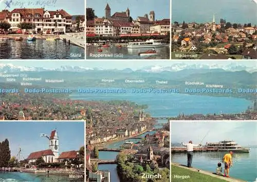 D128833 Zürich Meilen Horgen Stafa Rapperswil SG Wadenswil 923 E Baumann Multi V