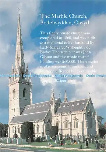 D126043 Marmorkirche Bodelwyddan Clwyd St Margarets Church Marble Jarrold