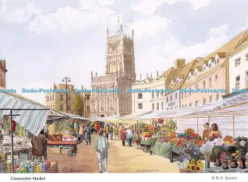 D124137 Cirencester Market James Hopkins Trust Jennings Printers R A Brown