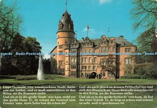 D129147 Lippe Detmold eine wunderbare Stadt im Teutoburger Wald Furstliches Re