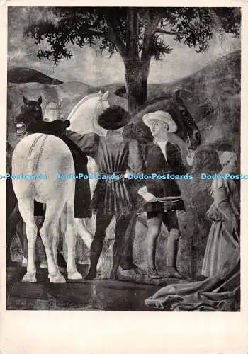 D122327 Arezzo Chiesa di S Francesco La Regina Saba in Adorazione del Legno Part