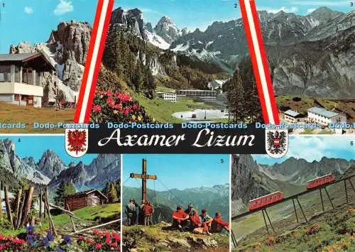 D129187 Axamer Lizum Gipfelrast Motiv in der Axamer Lizum Chizzali K T V Alpina