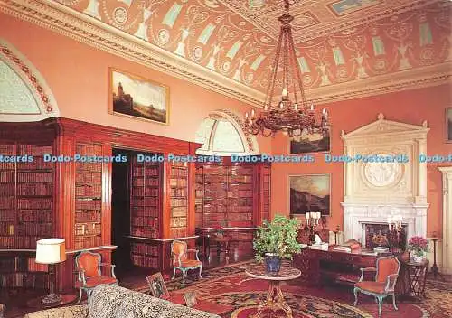 D129200 U K Yorkshire Harewood House The Library Hunters Armley 1985